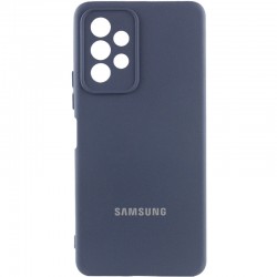 Чохол Silicone Cover Lakshmi Full Camera (AAA) with Logo для Samsung Galaxy A23 4G  Темно-синій / Midnight blue - 00000085604_9