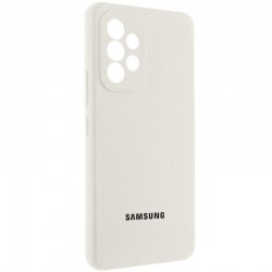 Чохол Silicone Cover Lakshmi Full Camera (AAA) with Logo для Samsung Galaxy A32 4G  Білий / White - 00000081501_1