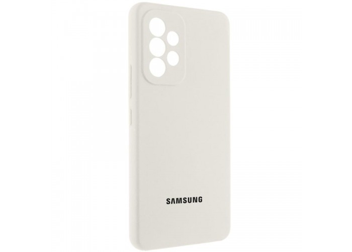 Чохол Silicone Cover Lakshmi Full Camera (AAA) with Logo для Samsung Galaxy A32 4G