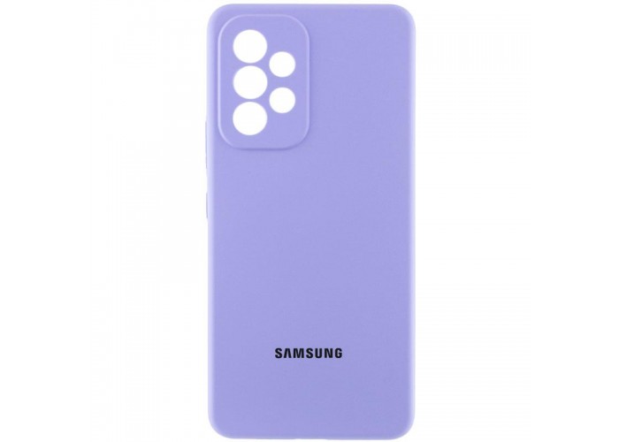 Чохол Silicone Cover Lakshmi Full Camera (AAA) with Logo для Samsung Galaxy A32 4G