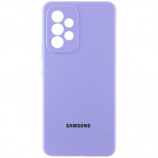 Чохол Silicone Cover Lakshmi Full Camera (AAA) with Logo для Samsung Galaxy A33 5G  Бузковий / Dasheen - 00000075706_10