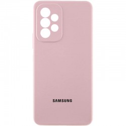 Чохол Silicone Cover Lakshmi Full Camera (AAA) with Logo для Samsung Galaxy A33 5G  Рожевий / Pink Sand - 00000075706_8