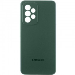 Чохол Silicone Cover Lakshmi Full Camera (AAA) with Logo для Samsung Galaxy A33 5G  Зелений / Cyprus Green - 00000075706_4