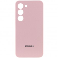 Чохол Silicone Cover Lakshmi Full Camera (AAA) with Logo для Samsung Galaxy S23  Рожевий / Pink Sand - 00000072127_8