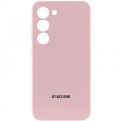 Чохол Silicone Cover Lakshmi Full Camera (AAA) with Logo для Samsung Galaxy S23  Рожевий / Pink Sand - 00000072127_8