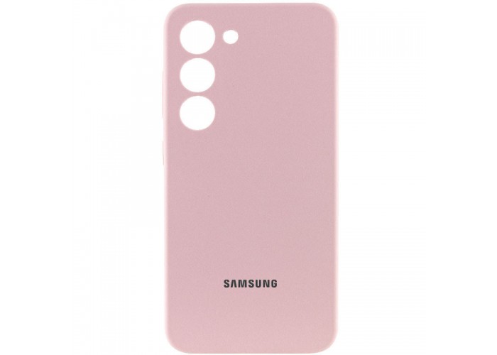 Чохол Silicone Cover Lakshmi Full Camera (AAA) with Logo для Samsung Galaxy S23