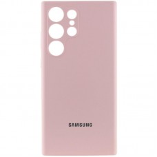 Чохол Silicone Cover Lakshmi Full Camera (AAA) with Logo для Samsung Galaxy S25 Ultra  Рожевий / Pink Sand - 00000076310_4