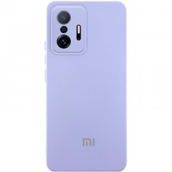 Чохол Silicone Cover Lakshmi Full Camera (AAA) with Logo для Xiaomi 11T / 11T Pro  Бузковий / Dasheen - 00000081502_8