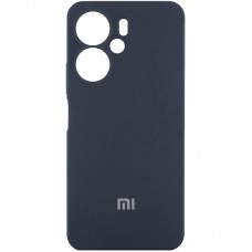 Чохол Silicone Cover Lakshmi Full Camera (AAA) with Logo для Xiaomi Redmi 13C 4G/5G / Poco C65/M6 5G  Сірий / Dark Gray - 00000073469_3