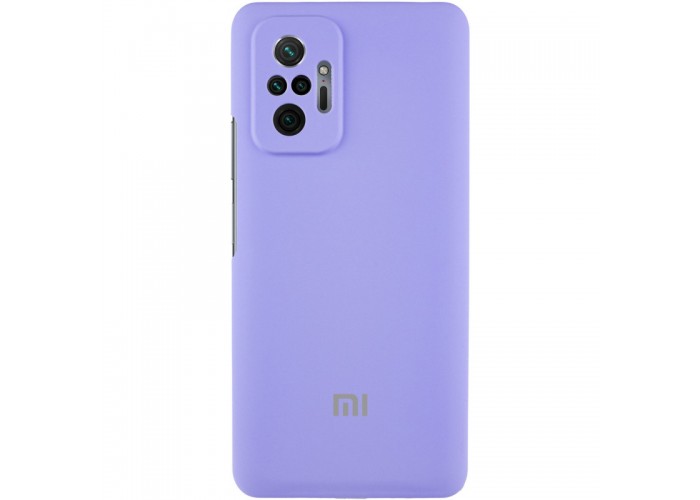 Чохол Silicone Cover Lakshmi Full Camera (AAA) with Logo для Xiaomi Redmi Note 10 Pro / 10 Pro Max