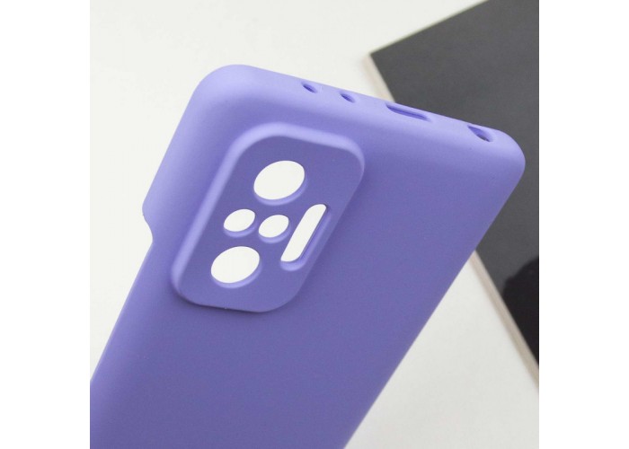 Чохол Silicone Cover Lakshmi Full Camera (AAA) with Logo для Xiaomi Redmi Note 10 Pro / 10 Pro Max