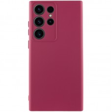 Чохол Silicone Cover Lakshmi Full Camera (AA) для Samsung Galaxy S25 Ultra  Бордовий / Marsala - 00000075232_1