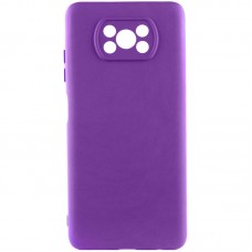 Чохол Silicone Cover Lakshmi Full Camera (AA) для Xiaomi Poco X3 NFC / Poco X3 Pro  Фіолетовий / Purple - 00000072638_14
