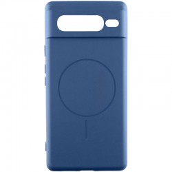 Чохол Silicone Cover Lakshmi Full Camera (AA) with MagFit для Google Pixel 7 Pro  Синій / Navy blue - 00000078220_5