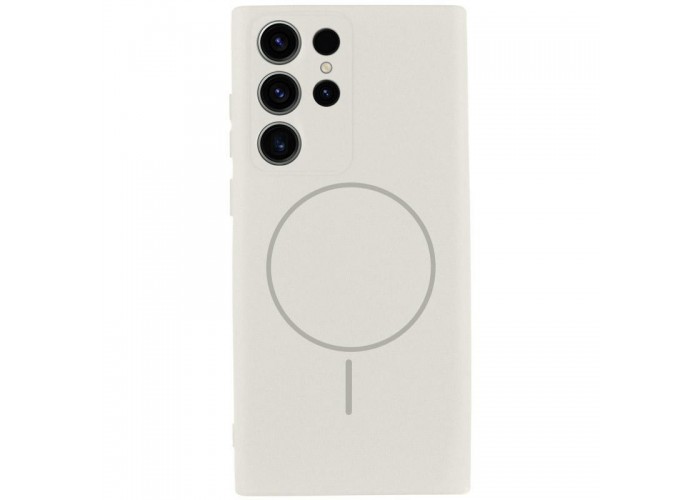Чохол Silicone Cover Lakshmi Full Camera (AA) with MagFit для Samsung Galaxy S23 Ultra