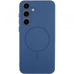 Чохол Silicone Cover Lakshmi Full Camera (AA) with MagFit для Samsung Galaxy S24  Синій / Navy blue - 00000078237_5