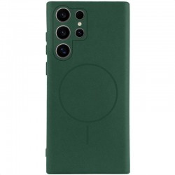 Чохол Silicone Cover Lakshmi Full Camera (AA) with MagFit для Samsung Galaxy S24 Ultra  Зелений / Dark green - 00000078239_2