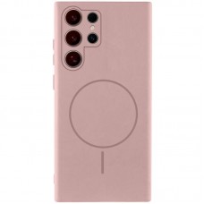 Чохол Silicone Cover Lakshmi Full Camera (AA) with MagFit для Samsung Galaxy S24 Ultra  Рожевий / Pink Sand - 00000078239_8