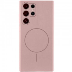 Чохол Silicone Cover Lakshmi Full Camera (AA) with MagFit для Samsung Galaxy S24 Ultra  Рожевий / Pink Sand - 00000078239_8