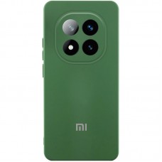 Чохол Silicone Cover Lakshmi Full Camera (AA) with logo для Xiaomi Poco X7  Зелений / Dark green - 00000078949_4