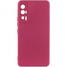 Чохол Silicone Cover Lakshmi Full Camera (A) для Xiaomi Poco F5 Pro  Бордовий / Marsala - 00000065018_1