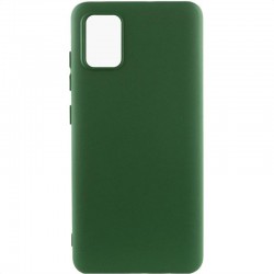 Чохол Silicone Cover Ummi Lakshmi (AA) для Samsung Galaxy A71  Зелений / Dark green - 00000084667_3