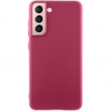 Чохол Silicone Cover Ummi Lakshmi (AA) для Samsung Galaxy S21  Бордовий / Marsala - 00000082231_2