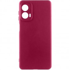 Чохол Silicone Cover Ummi Lakshmi Full Camera (AA) для Motorola Moto G85  Бордовий / Marsala - 00000081068_2