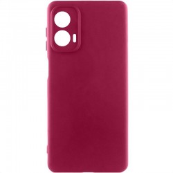 Чохол Silicone Cover Ummi Lakshmi Full Camera (AA) для Motorola Moto G85  Бордовий / Marsala - 00000081068_2