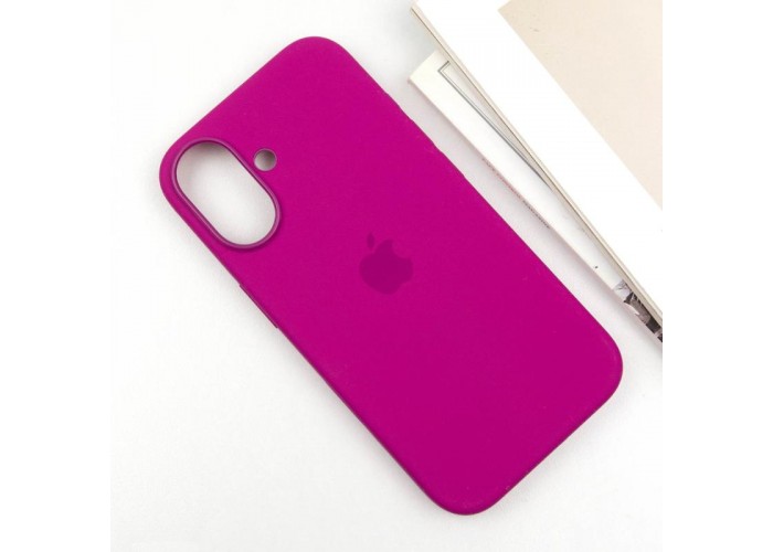 Чохол Silicone case (AAA) with Magsafe and Animation (button) для Apple iPhone 16 Plus (6.7