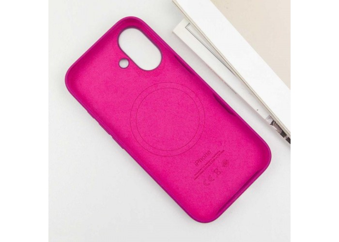 Чохол Silicone case (AAA) with Magsafe and Animation (button) для Apple iPhone 16 Plus (6.7
