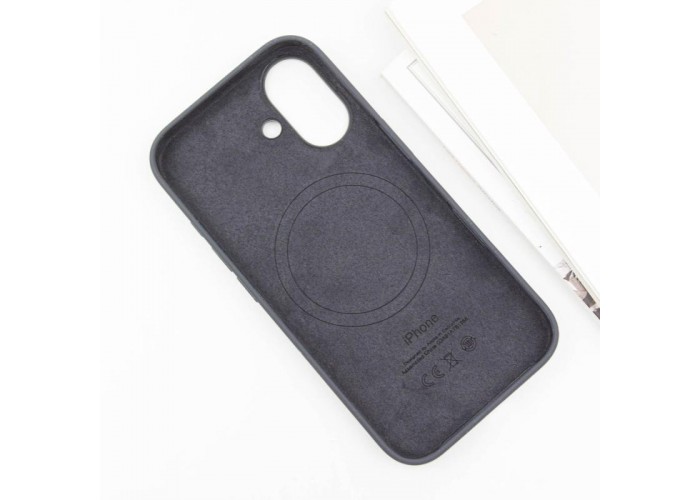 Чохол Silicone case (AAA) with Magsafe and Animation (button) для Apple iPhone 16 Plus (6.7