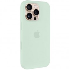 Чохол Silicone case (AAA) with Magsafe and Animation (button) для Apple iPhone 16 Pro Max (6.9")  Aquamarine - 00000076347_11