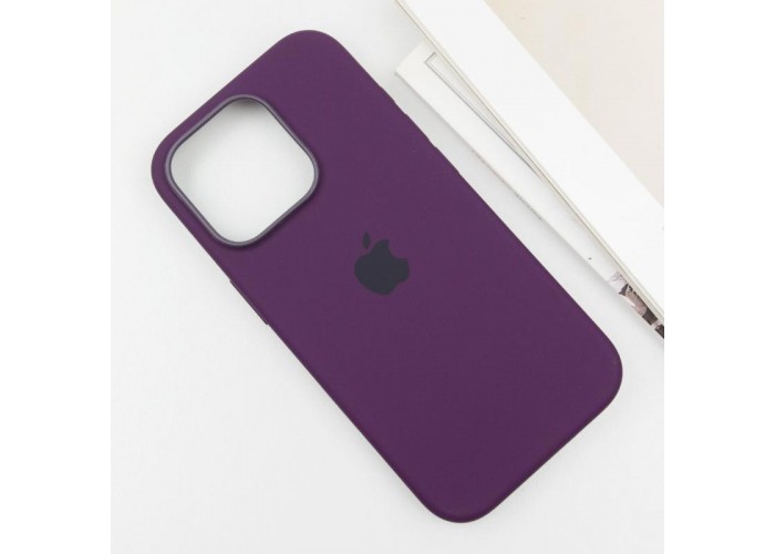 Чохол Silicone case (AAA) with Magsafe and Animation (button) для Apple iPhone 16 Pro Max (6.9