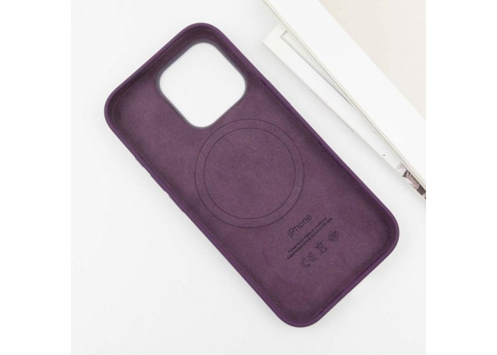 Чохол Silicone case (AAA) with Magsafe and Animation (button) для Apple iPhone 16 Pro Max (6.9