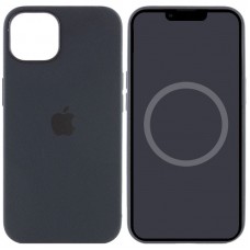 Чохол Silicone case (AAA) with Magsafe and Animation для Apple iPhone 13 (6.1")  Чорний / Midnight - 00000051653_2