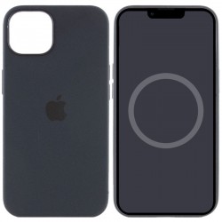 Чохол Silicone case (AAA) with Magsafe and Animation для Apple iPhone 13 (6.1")  Чорний / Midnight - 00000051653_2