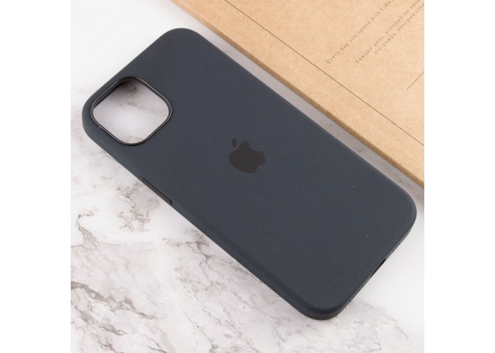 Чохол Silicone case (AAA) with Magsafe and Animation для Apple iPhone 13 (6.1