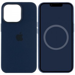 Чохол Silicone case (AAA) with Magsafe and Animation для Apple iPhone 13 Pro (6.1")  Синій / Abyss Blue - 00000051654_6