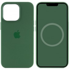 Чохол Silicone case (AAA) with Magsafe and Animation для Apple iPhone 13 Pro Max (6.7")  Зелений / Clover - 00000051655_1