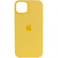 Чохол Silicone case (AAA) with Magsafe для Apple iPhone 14 Pro (6.1")  Жовтий / Sunglow - 00000057031_2