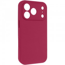 Чохол Silk Full Camera Protective (AA) NO LOGO для Apple iPhone 17 Pro Max (6.9")  Червоний / Rose Red - 00000083807_17