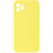 Чохол Silicone Case Square Full Camera Protective (AA) NOLOGO для Apple iPhone 11 Pro (5.8")  Жовтий / Yellow - 00000072155_7