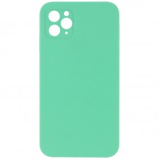 Чохол Silicone Case Square Full Camera Protective (AA) NOLOGO для Apple iPhone 11 Pro (5.8")  Зелений / Spearmint - 00000072155_11