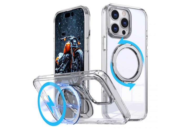 Чохол TPU+PC Empire with MagSafe and Ring для Apple iPhone 14 Pro Max (6.7