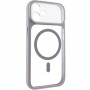 Чохол TPU+PC GETMAN Moon Clear with MagSafe для Apple iPhone 11 (6.1