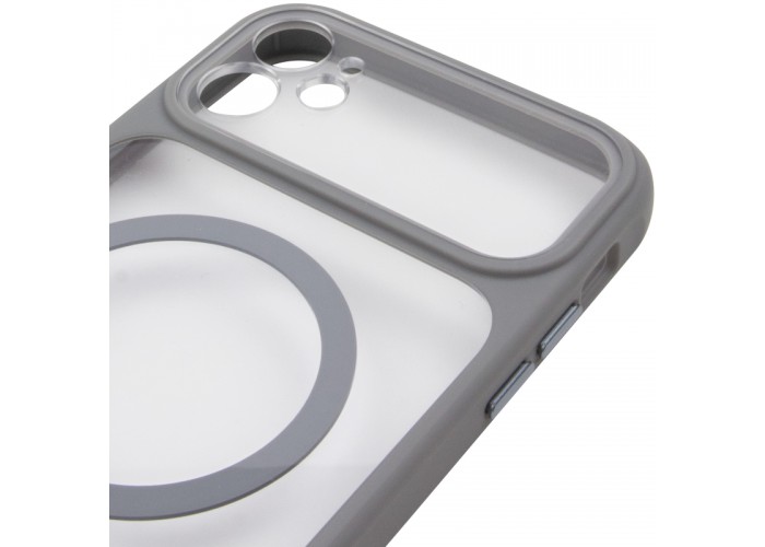 Чохол TPU+PC GETMAN Moon Clear with MagSafe для Apple iPhone 11 (6.1