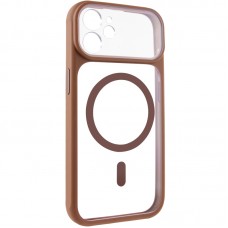 Чохол TPU+PC GETMAN Moon Clear with MagSafe для Apple iPhone 11 (6.1")  Brown - 00000084759_3