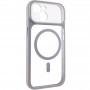 Чохол TPU+PC GETMAN Moon Clear with MagSafe для Apple iPhone 14 (6.1