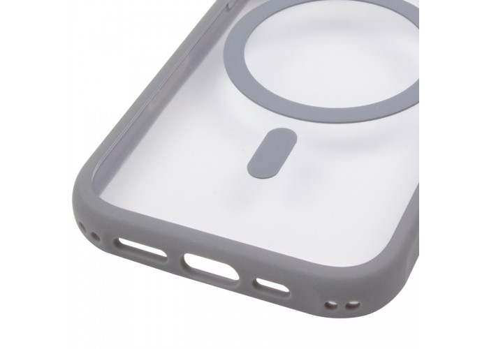 Чохол TPU+PC GETMAN Moon Clear with MagSafe для Apple iPhone 14 (6.1